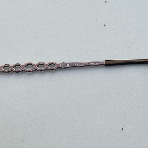 Sferoflex eyeglass frames, Silver tone, Oval Lense, Women’s FRAMES ONLY - Picture 3 of 8